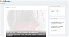 Desktop Screenshot of moviebuzzers.com